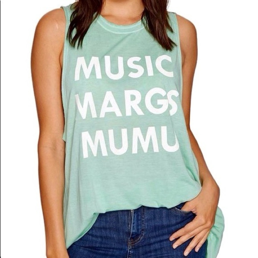 Mikey Muscle Tank ~ Music Margs Mumu Graphic-Large